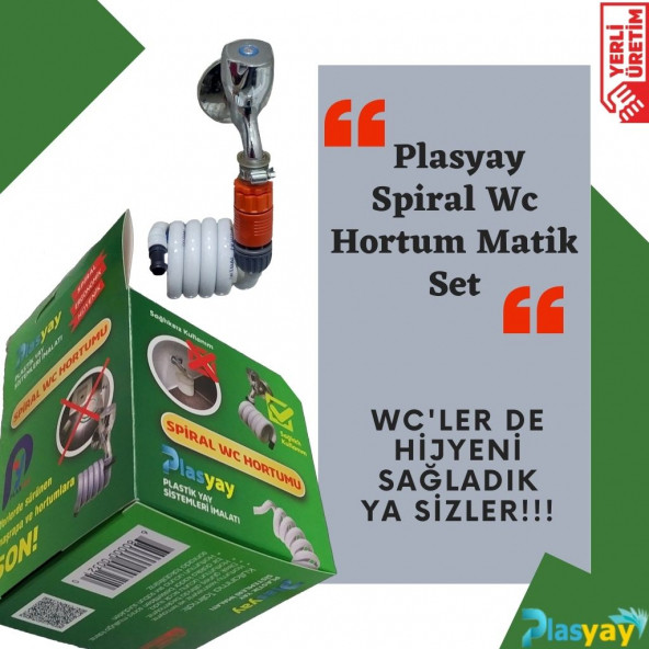 Plasyay Spiral Balkon Wc Yıkama Hortum Seti Özel Üretim - 4