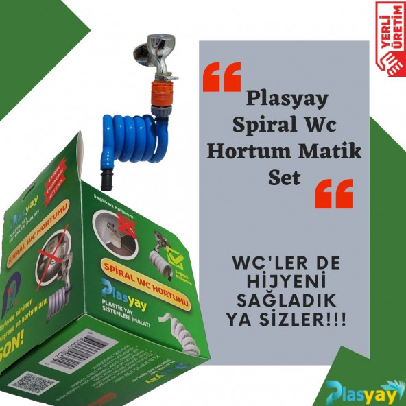 Plasyay Spiral Balkon Wc Yıkama Hortum Seti Özel Üretim - 6