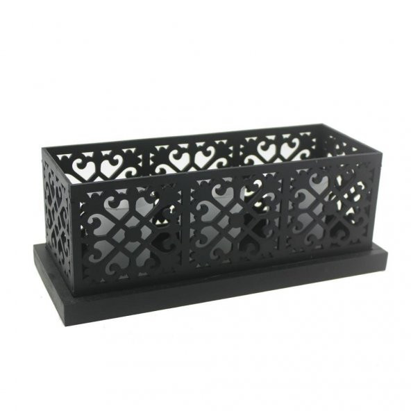 28x11cm Mumluk ve 3 Led Mum Pilli - 7