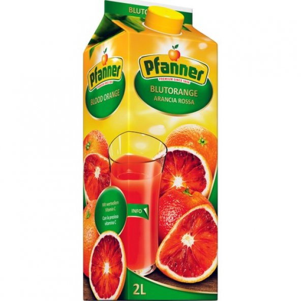 Pfanner Meyve Suyu Kan Portakalı 2Lt