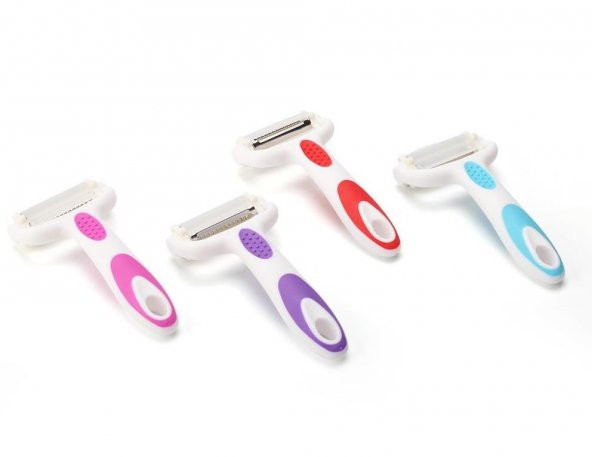 Dönerli Yuvarlak 3 Bıçaklı Soyacak 3 Farklı Kesim Yapabilir