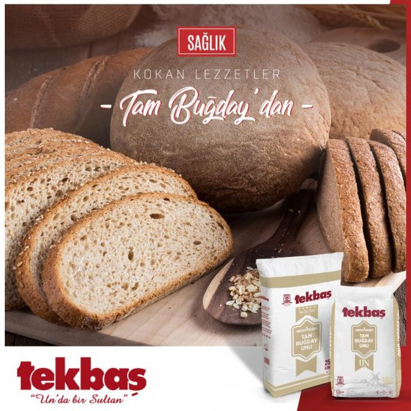 Tekbaş Un Tam Buğday Unu 25 KG - 2