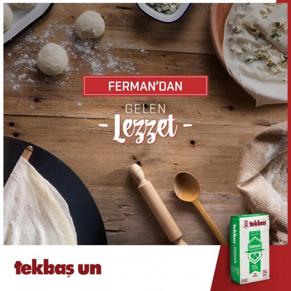 Tekbaş Un Pizza ve Yufka Unu 25 KG - 2