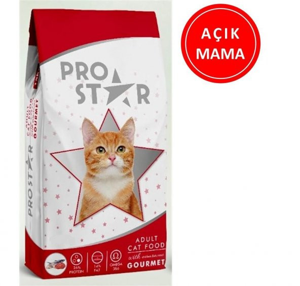 Prostar Gurme Kedi Maması 1 Kg AÇIK