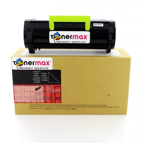 Lexmark 525H / 52D5H00 / MS710 / MS711 / MS810 / MS811 / MS812 Muadil Toneri - 9