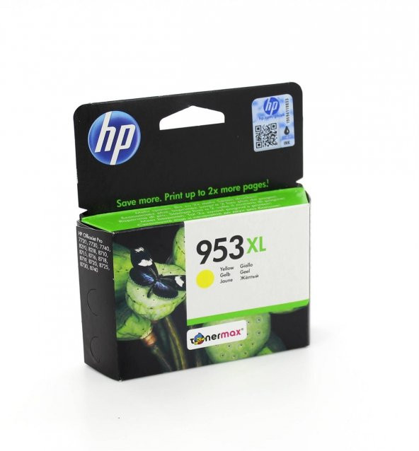 Hp 953XL F6U18AE Sarı Orjinal Kartuş/ Officejet Pro 8210 / 8218 / 8710 / 8715 / 8720 / 8725 - 2