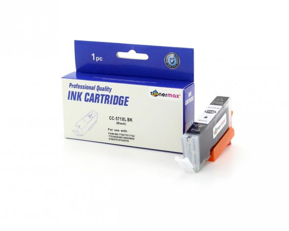 Canon CLI-571XL / Pixma MG-5750 / MG-6850 / MG-7750 / TS-5050 Siyah Muadil Kartuş - 5