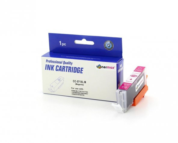 Canon CLI-571XL / Pixma MG-5750 / MG-6850 / MG-7750 / TS-5050 Kırmızı Muadil Kartuş - 5