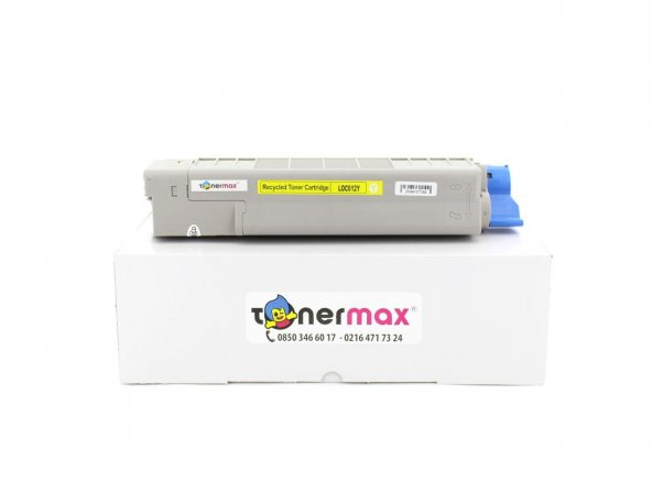 Oki C612 46507517 / C612 / C612n / C612dn Sarı Muadil Toner - 4