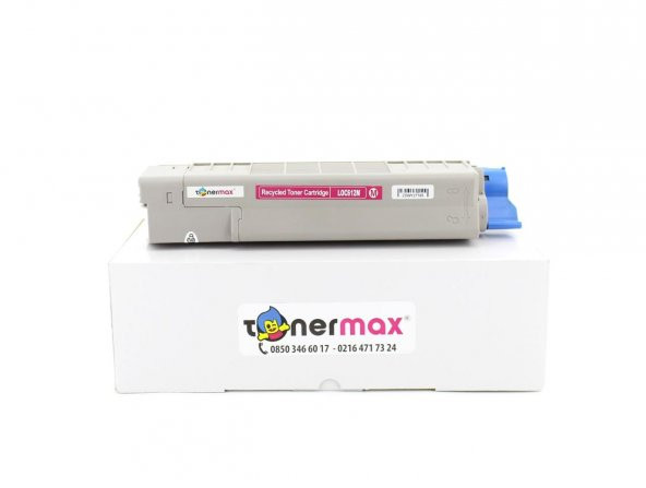 Oki C612 46507518 / C612 / C612n / C612dn Kırmızı Muadil Toner - 4