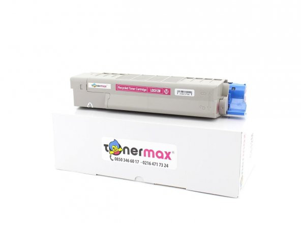 Oki C612 46507518 / C612 / C612n / C612dn Kırmızı Muadil Toner - 5