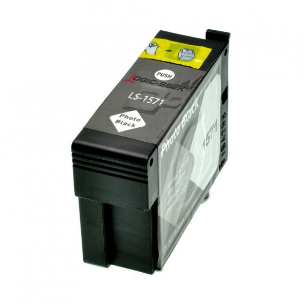 Epson T1571  Foto Siyah Muadil Kartuş-C13T15714010 / Stylus Photo R3000 - 2