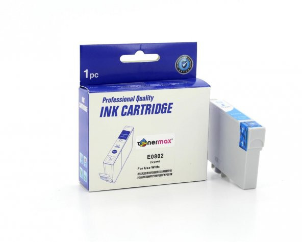 Epson T0802-C13T08024020 Mavi Muadil Kartuş - Resim 2