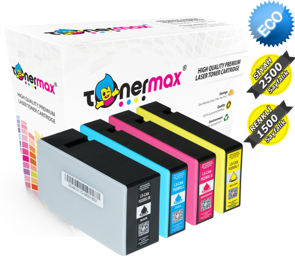 Canon PGI-2500XL Muadil Kartuş Set - Resim 2