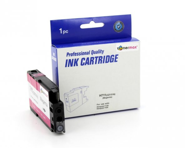 Hp 711XL CZ131A / T520 / T120 Kırmızı Muadil Kartuş - 5
