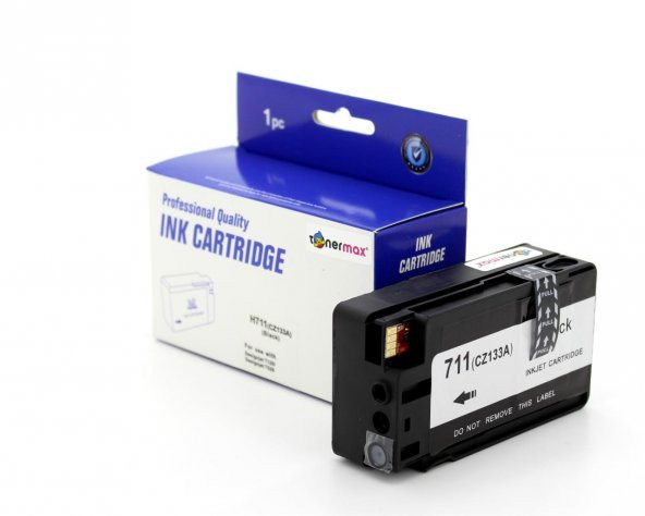 Hp 711XL CZ133A / T520 / T120 Siyah Muadil Kartuş