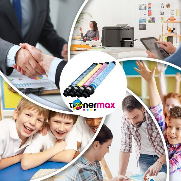 Ricoh Aficio MPC3003 Kırmızı Muadil Toner/ MPC3004 / MPC3503 / MPC3504 - 5