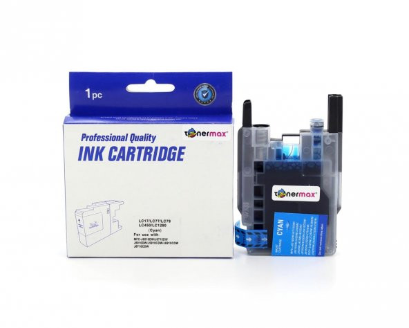 Brother LC77 Mavi Muadil Kartuş / MFC-J5910 / MFC-J6510 / MFC-J6710 / MFC-J6910 - Resim 3