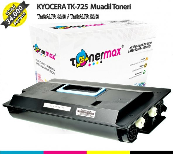 Kyocera TK-725 / TaskAlfa 420i / 520i Muadil Toner