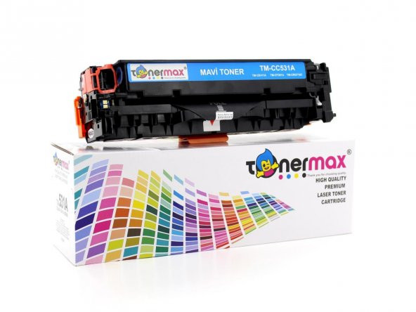 HP 312A / CF381A/ M476 Mavi Muadil Toneri - Ekonomik - 2