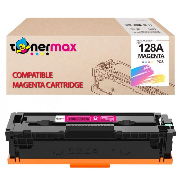 HP 128A CE323A / CM1415 / CP1525 Kırmızı Muadil Toneri - Ekonomik - 1