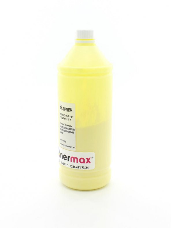 Minolta Renkli Toner Tozu Sarı  250GR./ TN216 / TN221 / TN319 / TN321 / TN324 - 5