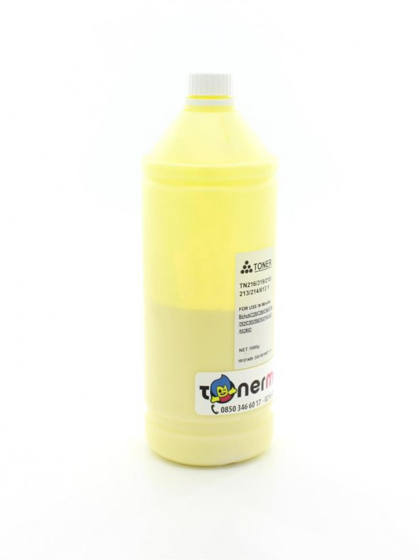 Minolta Renkli Toner Tozu Sarı  250GR./ TN216 / TN221 / TN319 / TN321 / TN324 - 7