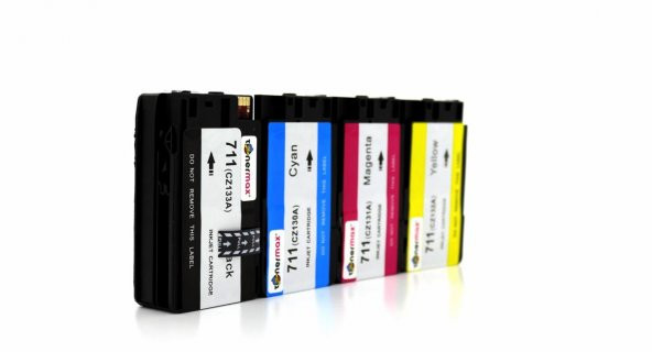 Hp 711XL CZ133A / CZ132A / CZ131A /  CZ130A Muadil Kartuş Set