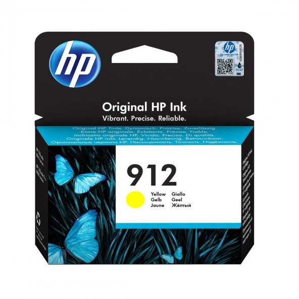 HP 912 3YL79AE Orjinal Sarı Kartuş