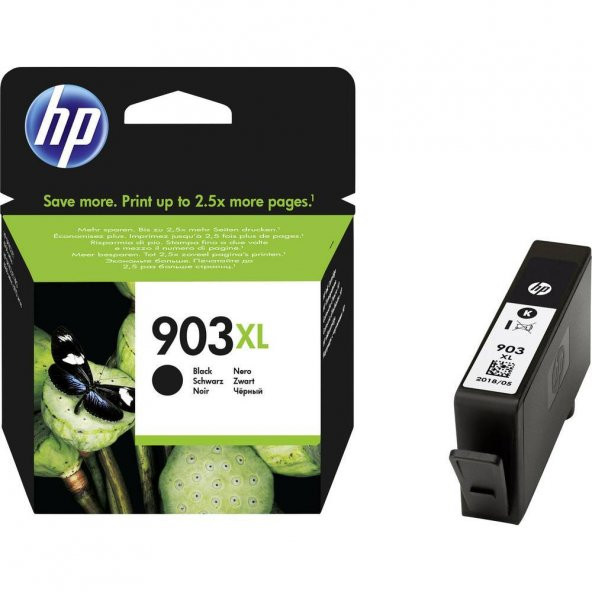 Hp 903XL T6M15AE / Officejet Pro 6950 / 6960 / 6970 / 6975 Siyah Orjinal Kartuş - 2