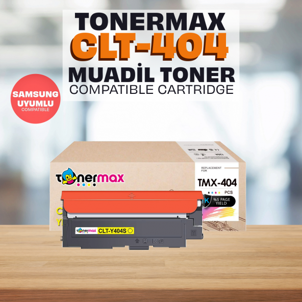 Samsung CLT-Y404S / Xpress C430 / C480 Sarı Muadil Toner - Eko - 1