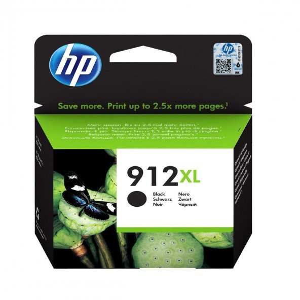 HP 912XL 3YL84AE Orjinal Siyah Kartuş