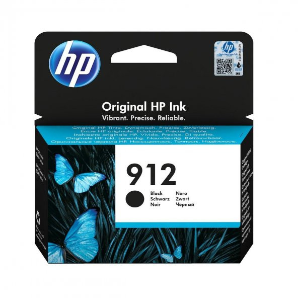 HP 912 3YL80AE Orjinal Siyah Kartuş