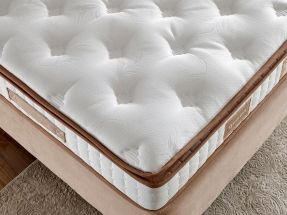 Niron Queen 150x200 Çift Kişilik  Tam Ergonomik Pedli Lüks Yatak Orta Sert Özel Yatak - 2