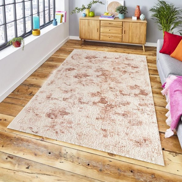 Halı Home Halı Gamze 1307 Beyaz En 120cm Tüm Ebatlarda Yolluk Halı - 2