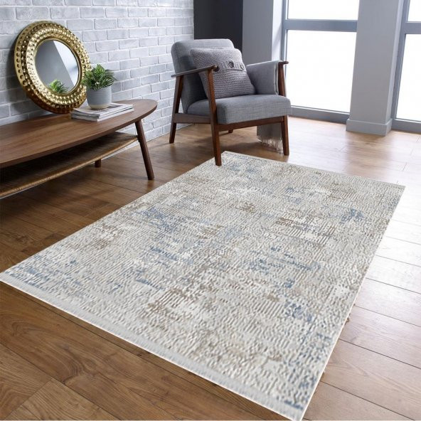 Halı Home Halı Greys Koleksiyonu 15601 Gri Saçaklı Halı - 2