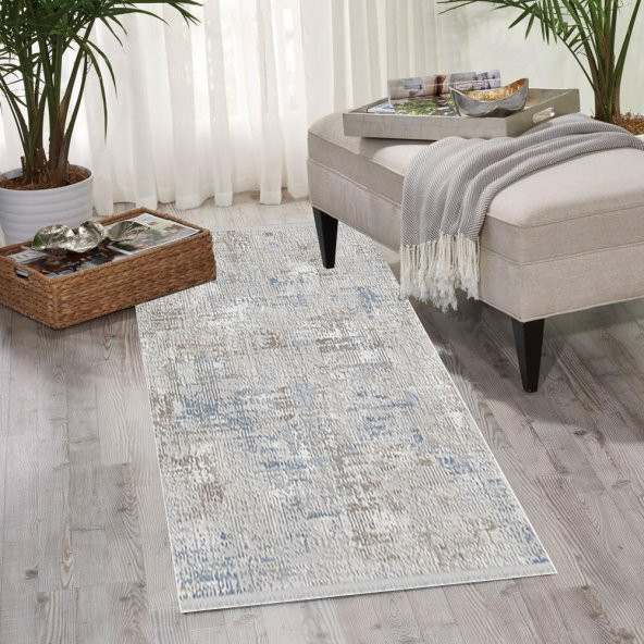 Halı Home Halı Greys Koleksiyonu 15601 Gri Saçaklı Halı - 3