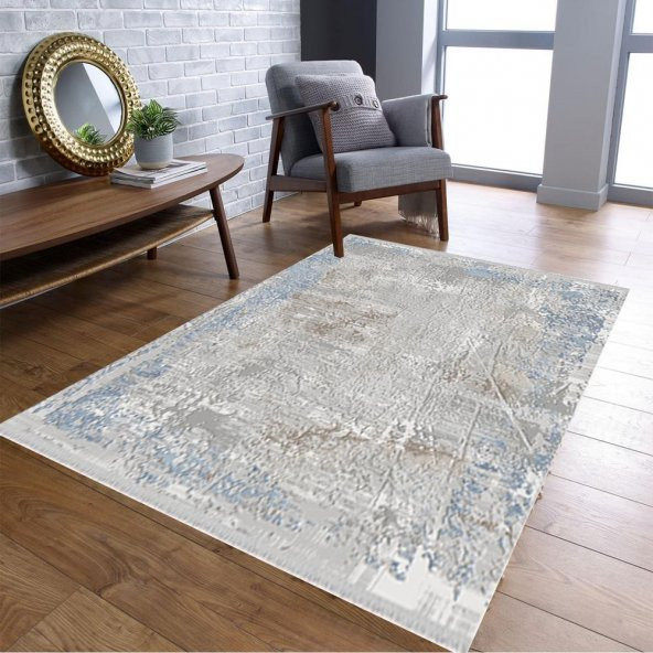 Halı Home Halı Greys Koleksiyonu 15604 Gri Saçaklı Halı - 2