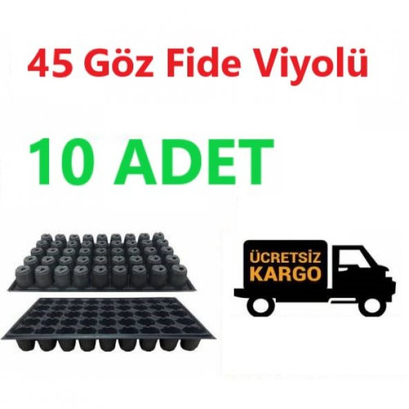 45 Gözlü Fide Ekim Viyolü 10 Adet