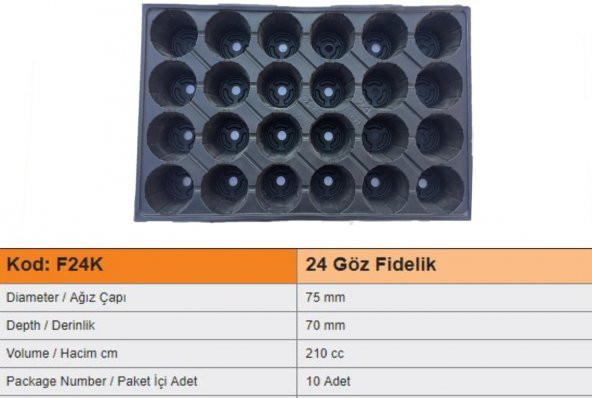 24 GÖZ FİDE VİYOLU FİDELİK VİYOL 10 ADET HIZLI VE ÜCRETSİZ KARGO