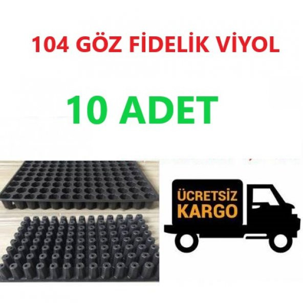 104 Gözlü Fide Ekim Viyolü 10 Adet