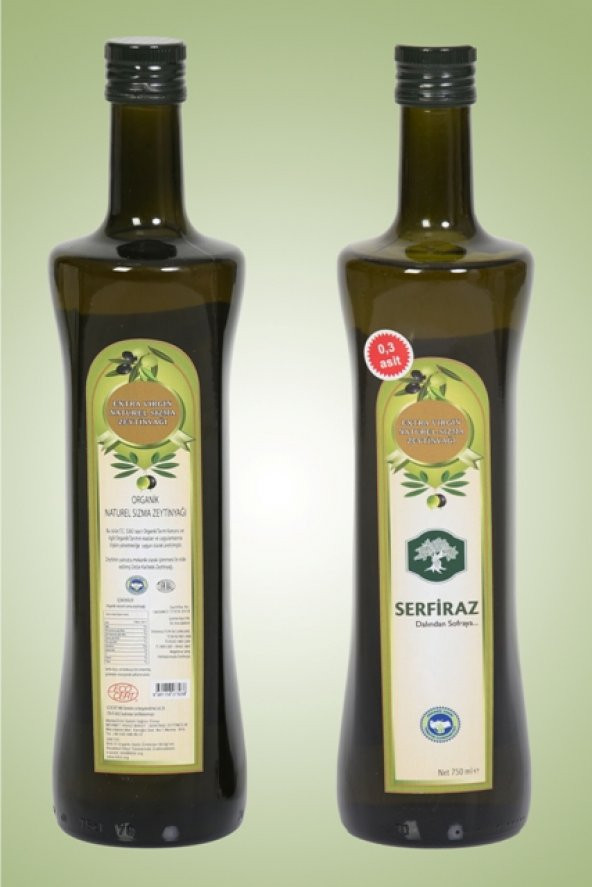 Serfiraz Soğuk Sıkım Naturel Sızma Zeytinyağı Cam 750 ML - 2