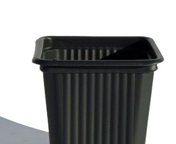 1000adet-Kare Vakum Saksı Fidan Fide Üretim Ucuz Termoform(8x8x9) - 3