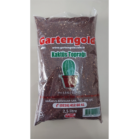 Gartengold  Kaktüs Toprağı 2,5 L 1 Adet