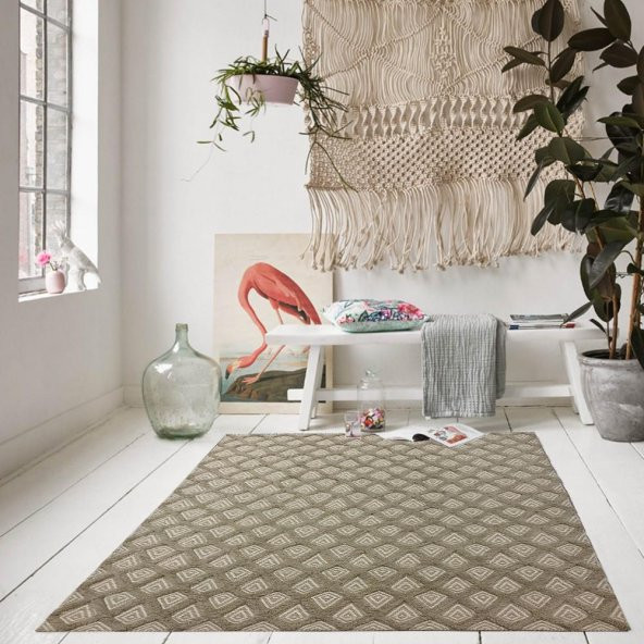 Halı Home Halı Jade KC01 Bej El Dokuma Halı 170X240
