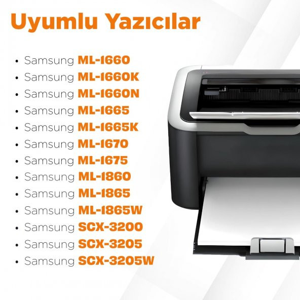 Samsung MLT-D104S Muadil Toner/ Samsung ML-1675 Muadil Toneri - 5
