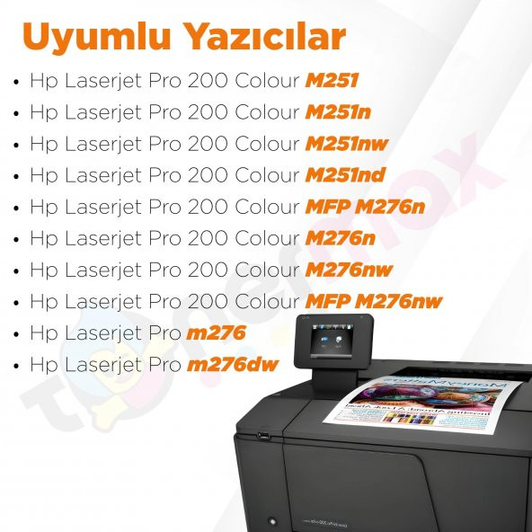 HP M276n Muadil Toner Set/HP 131A / CF210A Muadil Toner Takım - 7