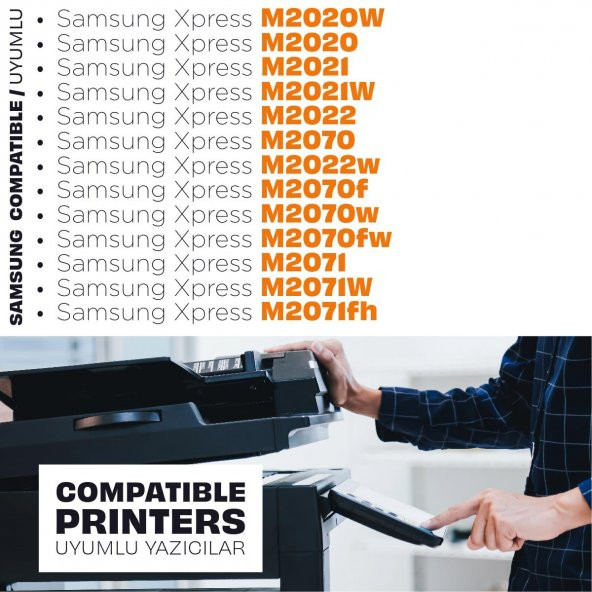 Samsung M2070W Muadil Toner / Samsung MLT-D111S Muadil Toner - 3