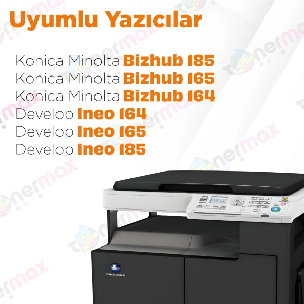 Konica Minolta TN116/TN117/TN118/TN119 BizHub 184 Muadil Toneri - 5