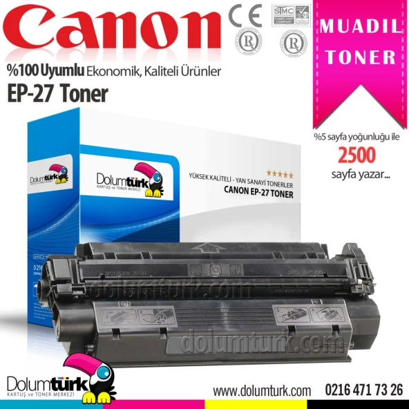 Canon EP-27 Muadil Toner / Canon MF-3220 Muadil Toner